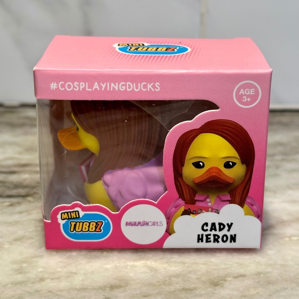 Mini Tubbz Mean Girls CADY HERON Cosplaying Duck Jeep Duckie NEW Lindsay Lohan